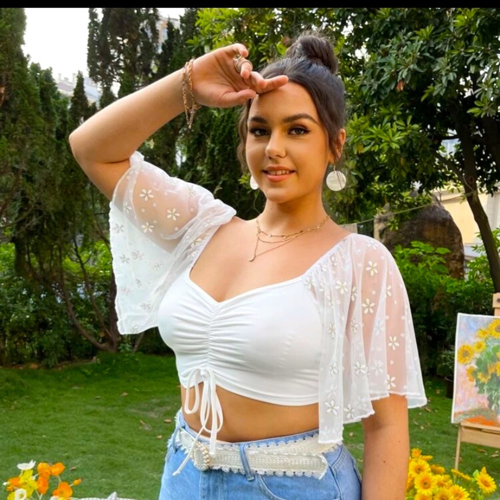 Shein 4x crop top